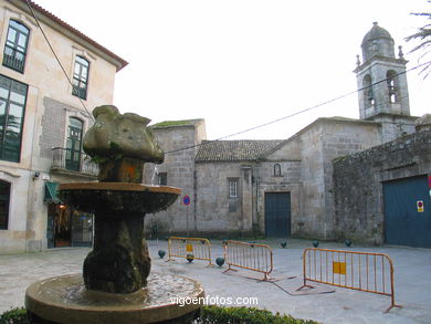 El casco hist�rico de Baiona. 