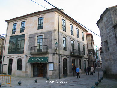 El casco hist�rico de Baiona. 