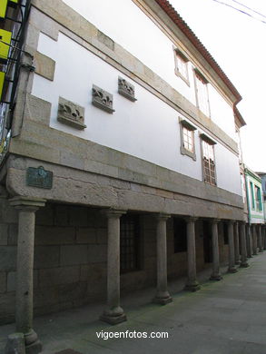 El casco hist�rico de Baiona. 