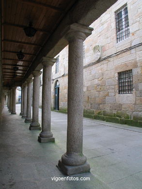 El casco hist�rico de Baiona. 