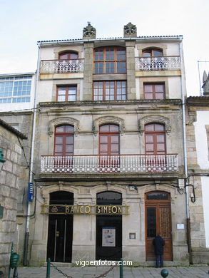 El casco hist�rico de Baiona. 