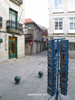 El casco hist�rico de Baiona. 