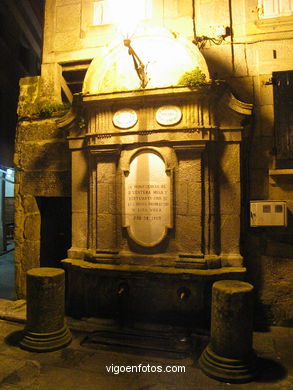 El casco hist�rico de Baiona. 