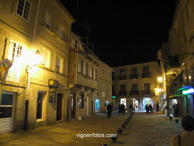 El casco hist�rico de Baiona. 