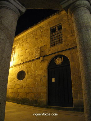 El casco hist�rico de Baiona. 