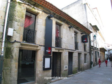 El casco hist�rico de Baiona. 