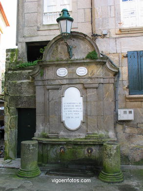 El casco hist�rico de Baiona. 