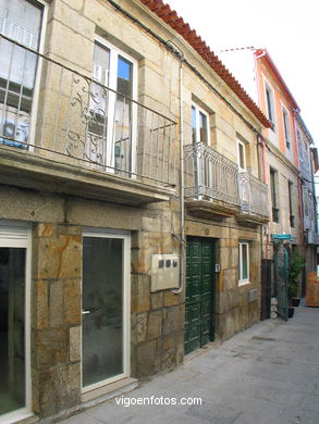 El casco hist�rico de Baiona. 