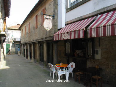 El casco hist�rico de Baiona. 