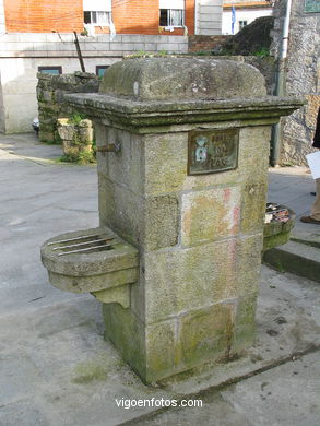 El casco hist�rico de Baiona. 