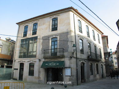 El casco hist�rico de Baiona. 