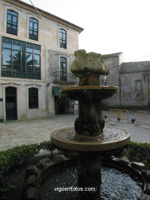 El casco hist�rico de Baiona. 