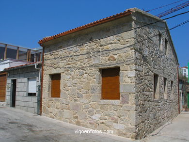 El casco hist�rico de Baiona. 