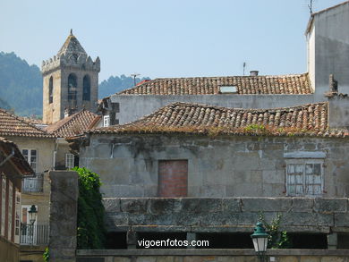 El casco hist�rico de Baiona. 
