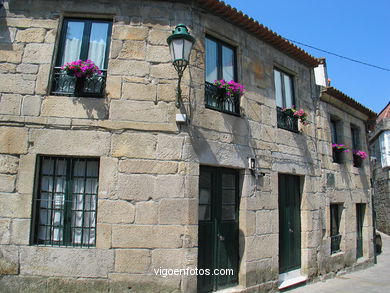 El casco hist�rico de Baiona. 