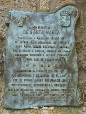 Capilla de Santa Marta (s.XVII) - Baiona. 