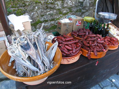 Puestos del Real Mercado de la Fiesta de la Arribada - Baiona.