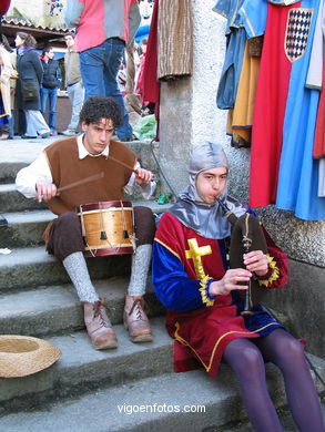 Puestos del Real Mercado de la Fiesta de la Arribada - Baiona.