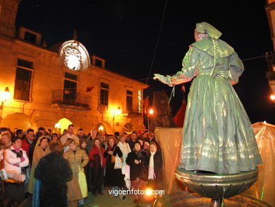 Puestos del Real Mercado de la Fiesta de la Arribada - Baiona.