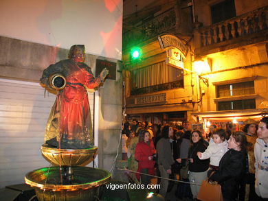 Puestos del Real Mercado de la Fiesta de la Arribada - Baiona.