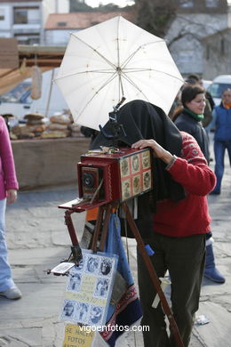 Puestos del Real Mercado de la Fiesta de la Arribada - Baiona.