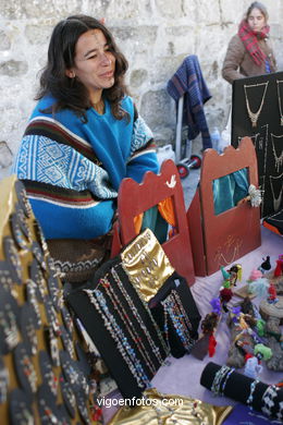 Puestos del Real Mercado de la Fiesta de la Arribada - Baiona.