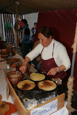 Puestos del Real Mercado de la Fiesta de la Arribada - Baiona.