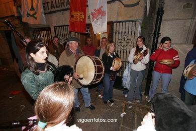 Puestos del Real Mercado de la Fiesta de la Arribada - Baiona.