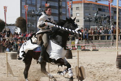 Torneo de caballeros. Fiesta de la Arribada. 