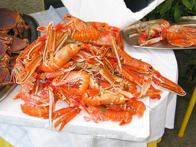 Marisco - Gastronom�a - Baiona. 