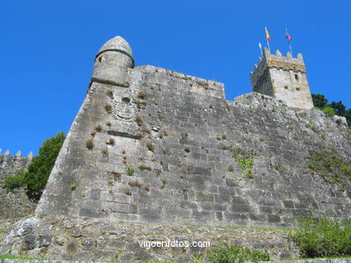 Recinto amurallado - Fortaleza de Monterreal - Baiona. 