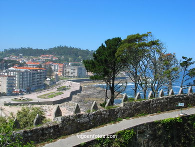 Recinto amurallado - Fortaleza de Monterreal - Baiona. 