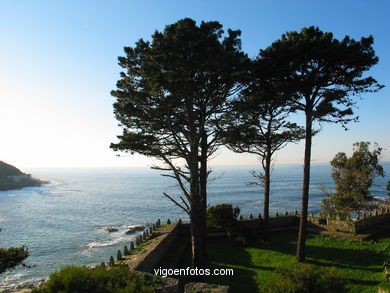 Vistas desde la  Fortaleza de Monterreal - Baiona. 