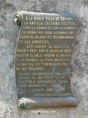 Monolito de la Arribada . 