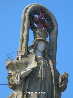 Virgen de la Roca (1930 - A. Palacios - Mariano Benlliure) - Baiona.