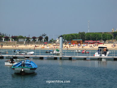 Puerto deportivo de Baiona. 