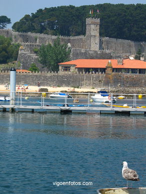 Puerto deportivo de Baiona. 