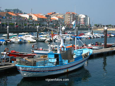 Puerto pesquero de Baiona. 