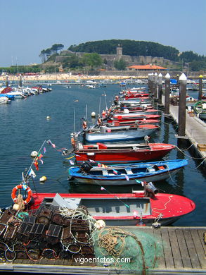Puerto pesquero de Baiona. 