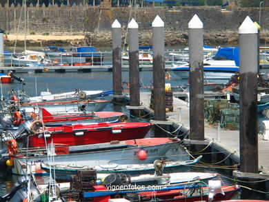 Puerto pesquero de Baiona. 