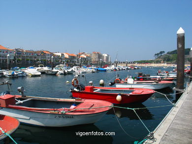 Puerto pesquero de Baiona. 