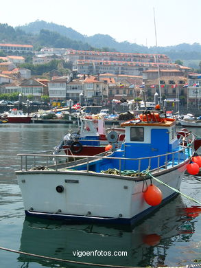 Puerto pesquero de Baiona. 