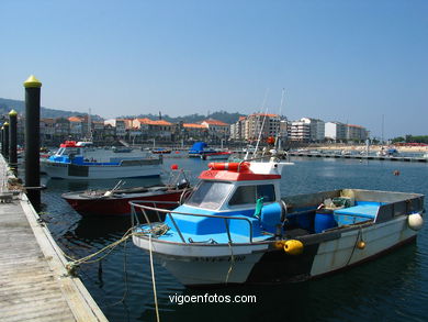 Puerto pesquero de Baiona. 