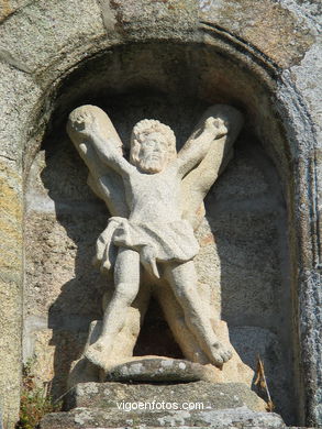 Iglesia de San Andr�s de H�o - Cangas. 