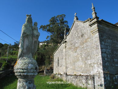 Iglesia de San Andr�s de H�o - Cangas. 