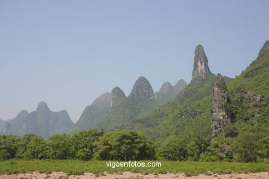 Landscapes of Li River. 