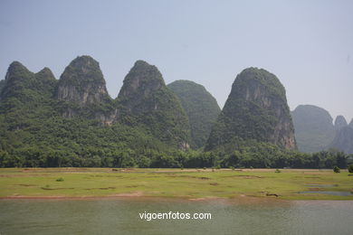 Landscapes of Li River. 