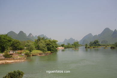 Landschaften Yulong River. 