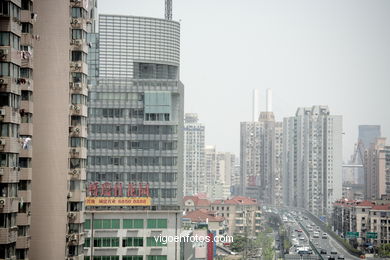 Ruas de Shanghai . 