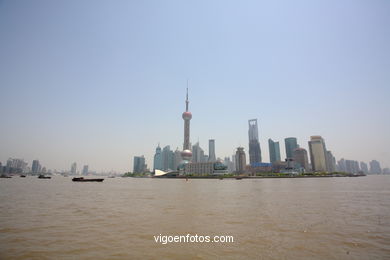 Skyscrapers. Skyline Shanghai. 
